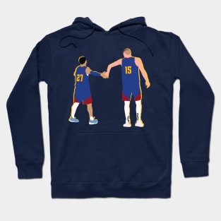 N. Jokic 15 & J. Murray 27 Denver Nuggets Duo Hoodie